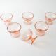 Set of dessert bowls, Italian design, 1970s, production: Italy
