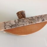 Blotter stamp in gray vintage marble 40s-50s