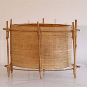 Vintage rattan lamp 1950