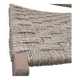 Chair woven from palm leaves
