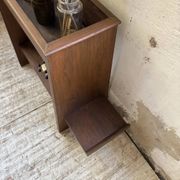 Jardinière années 50 palissandre constructiviste
