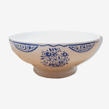 Salad bowl floral decoration early XX th