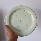 Plat de service salins vert menthe