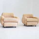 Vintage Italian armchairs 1970s , set of 2
