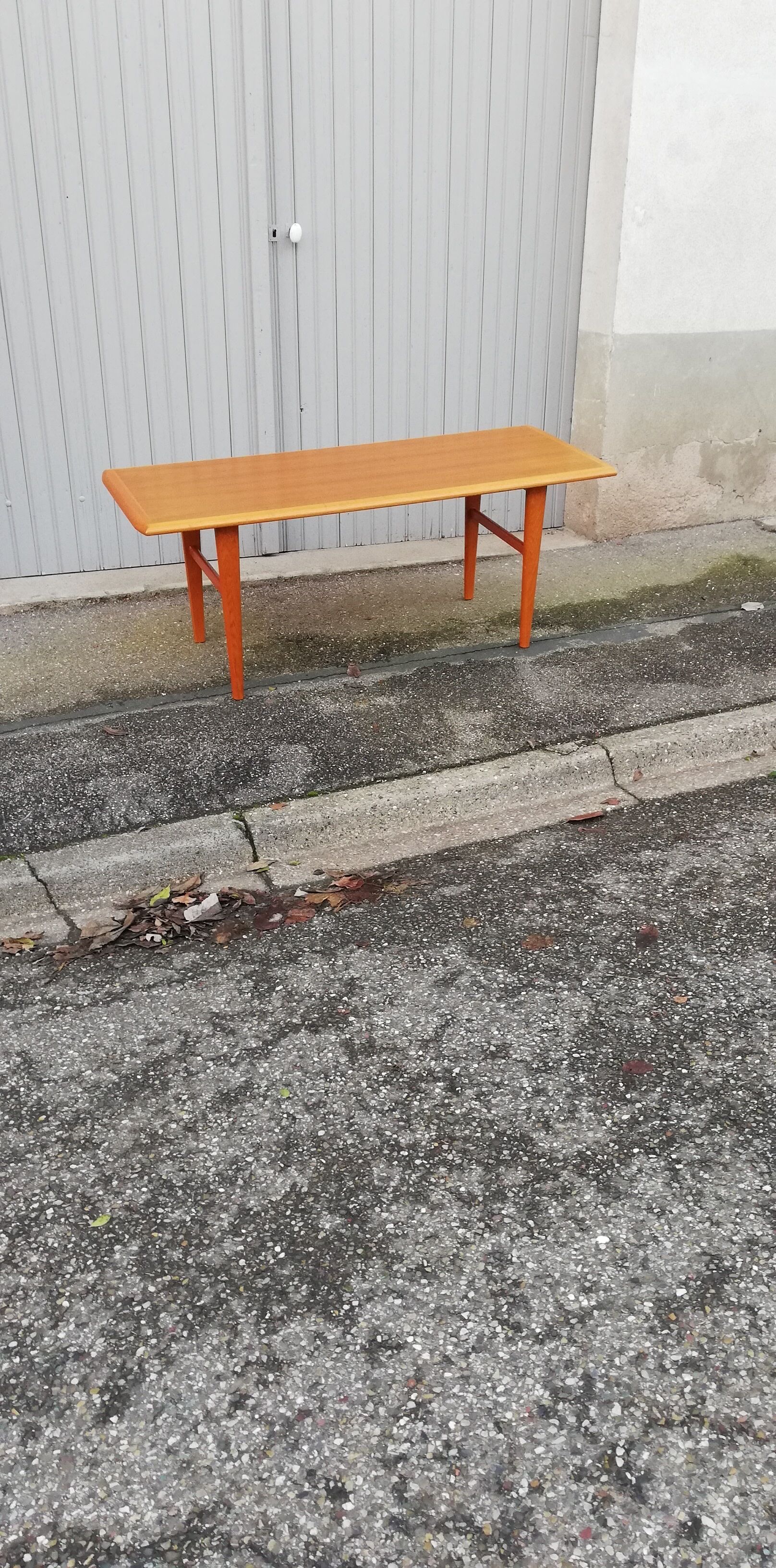 Scandinavian teak coffee table