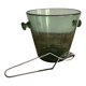 Blown glass ice bucket