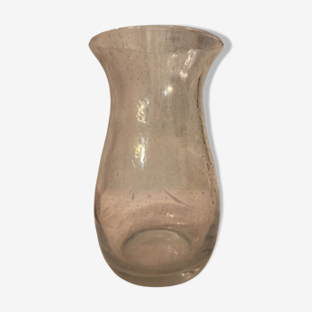 Vase en verre bullé «biot»