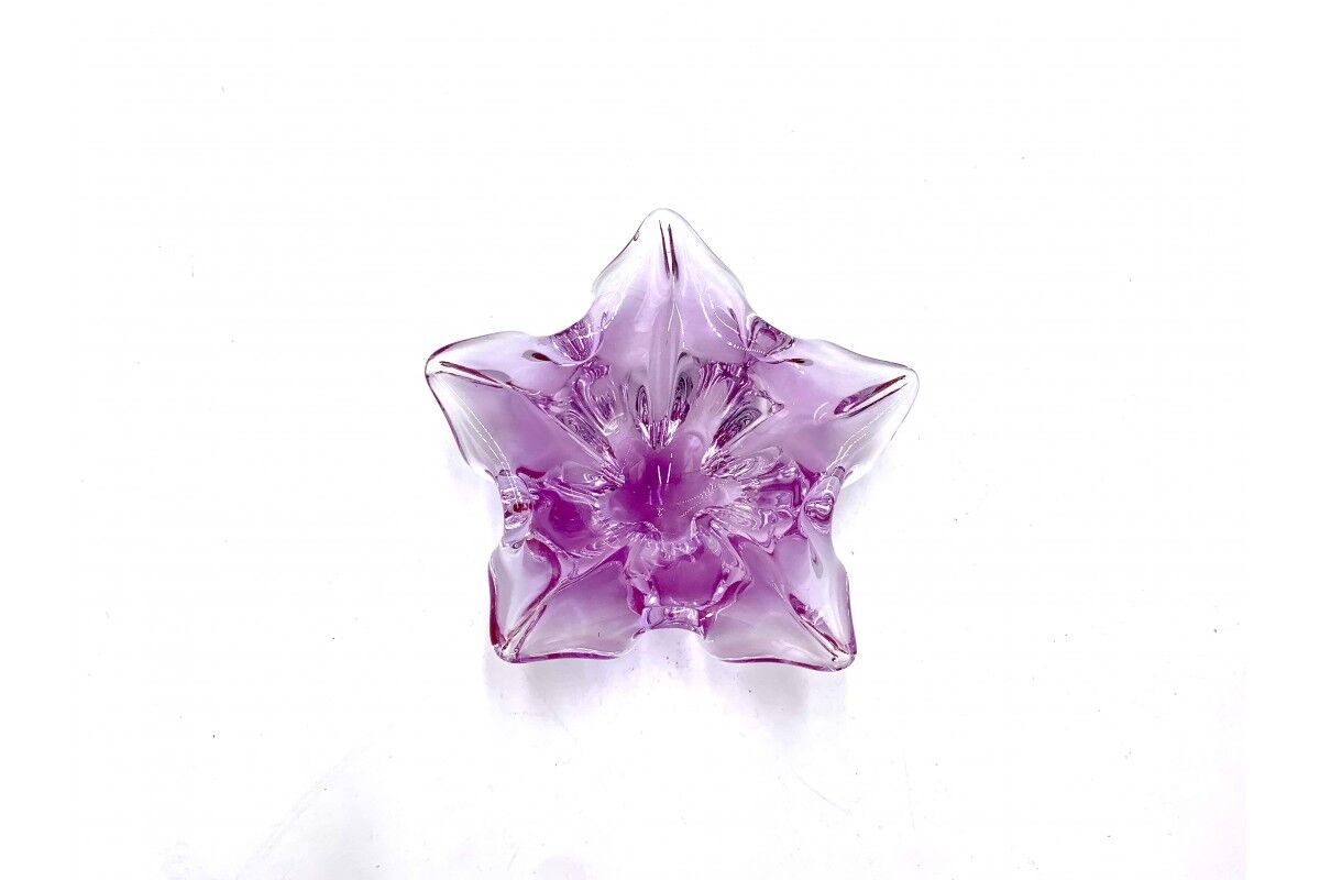 Cendrier en verre années 1960