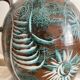 Handmade ceramic vase by Mongolfier, signed Yvon Roy, 1960