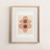 Monotype painting on paper, original dated and signed without frame