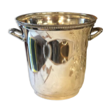 Silver metal champagne bucket