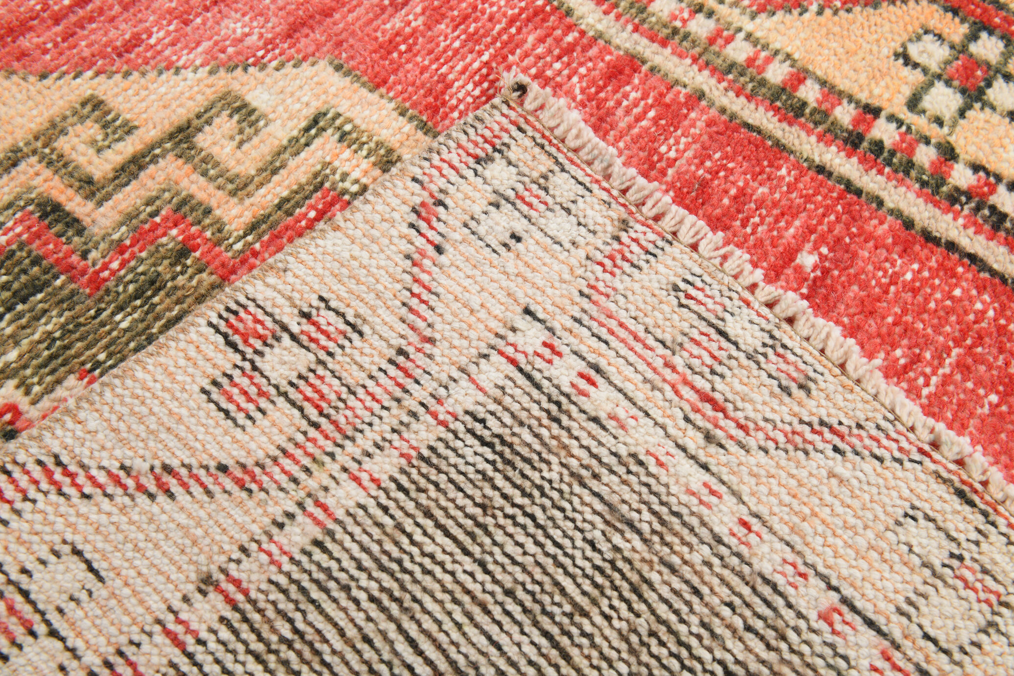 3x10 oriental geometric vintage runner rug,102x323cm