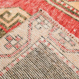 3x10 oriental geometric vintage runner rug,102x323cm