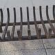Cast iron log holder