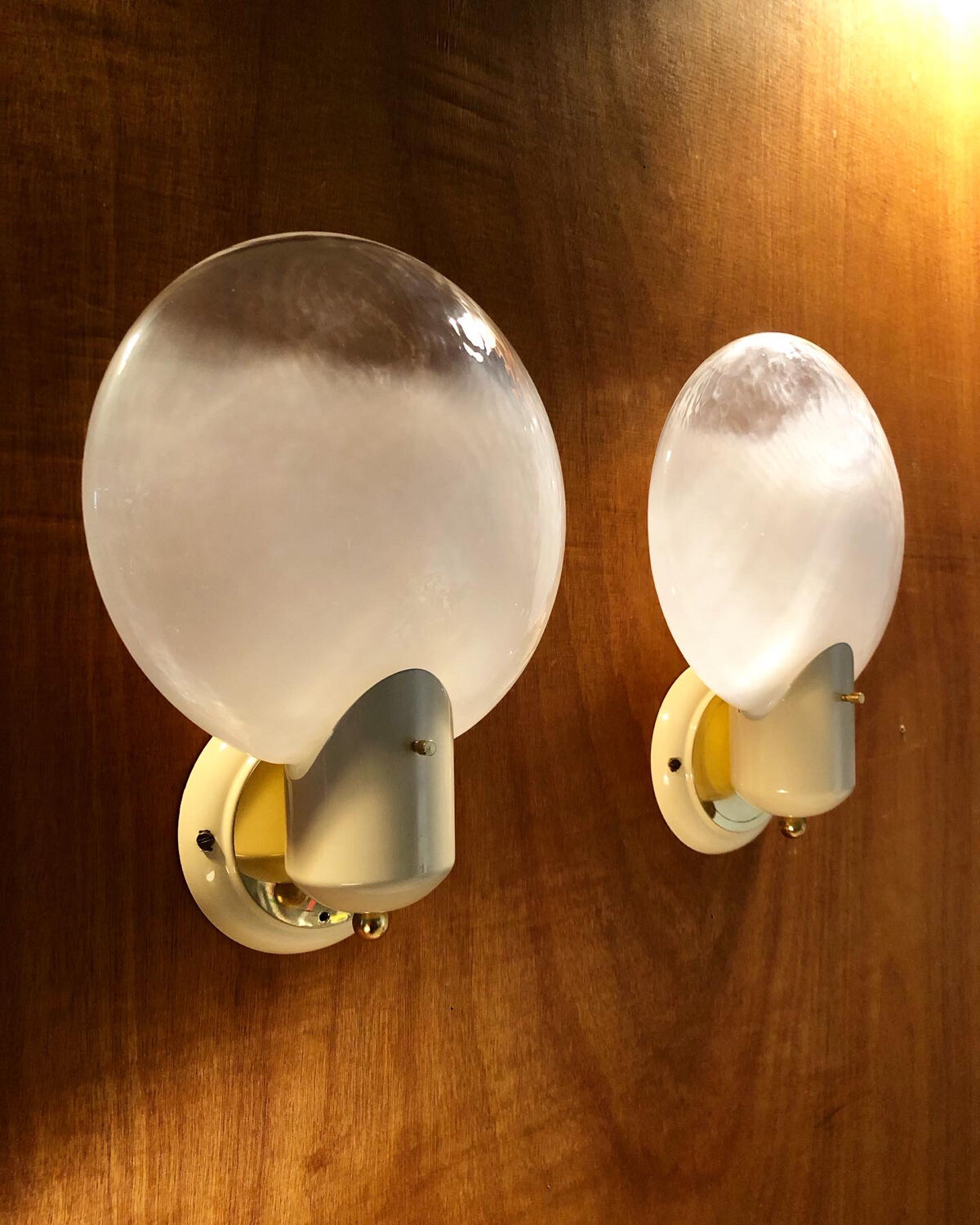 Pair of Italian wall lights circa 1960