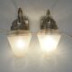 Pair of art deco wall lights
