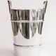 Modernist silver-plated champagne and ice bucket, 1950s.