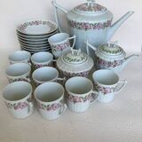 Service à café Charles Field Haviland Fleurs d’églantiers