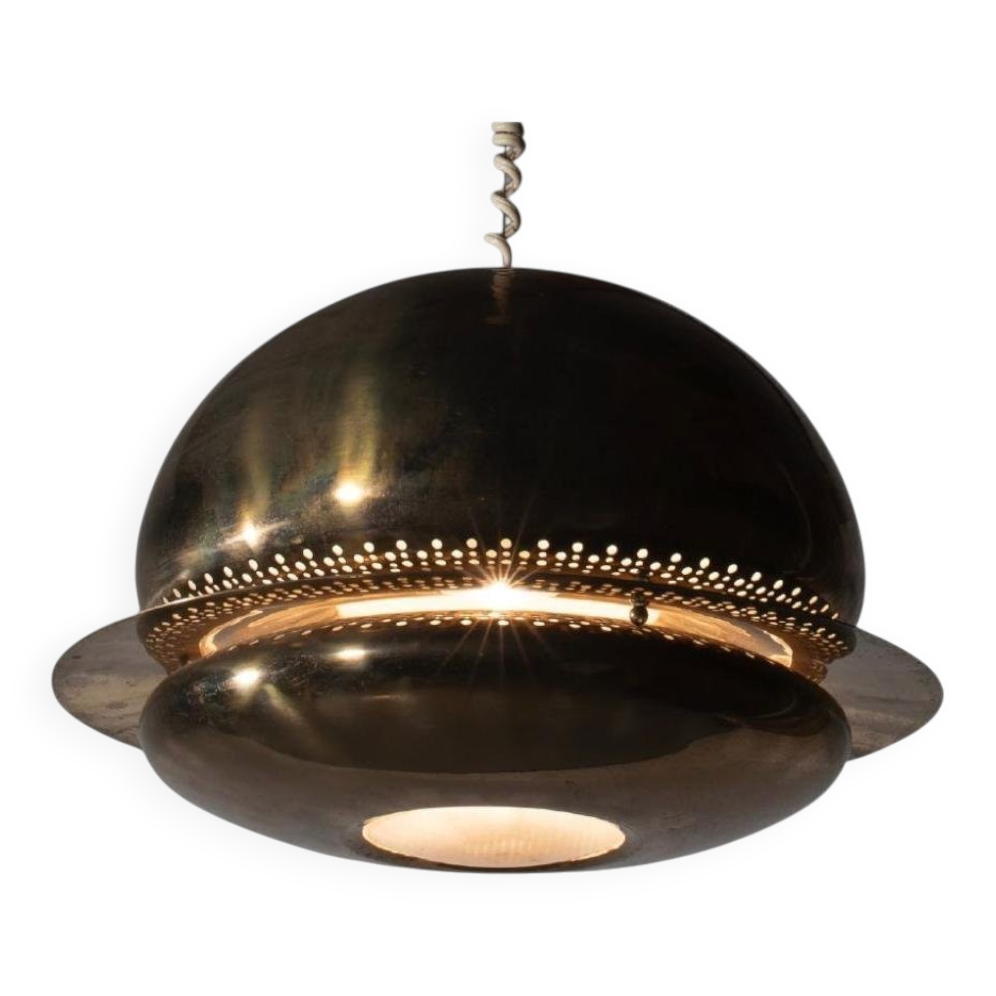 Nictea Pendant attributed to Afra & Tobia Scarpa for Flos, Italy, 1961