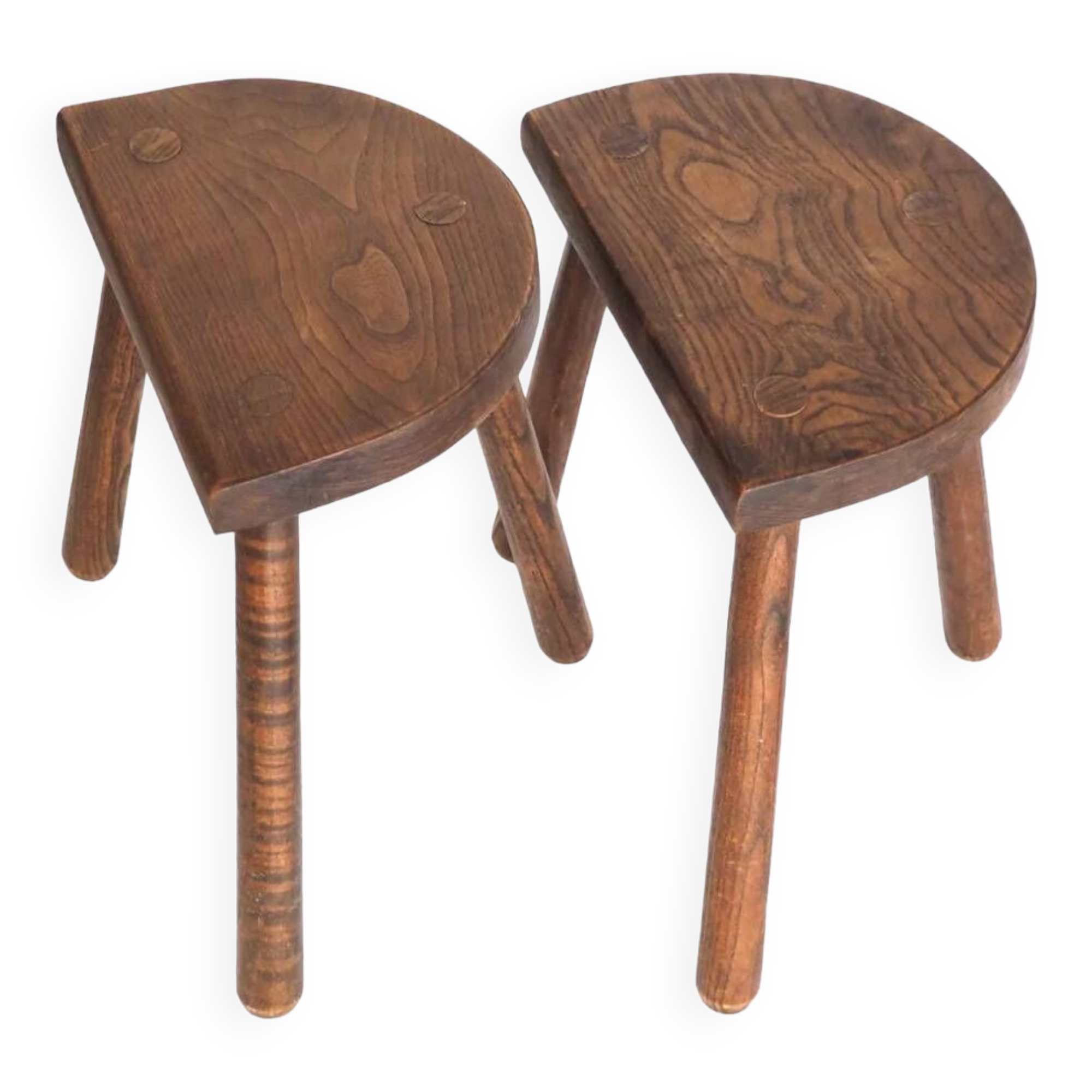 Pair of tripod stools