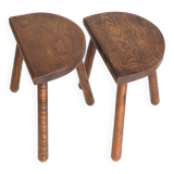 Pair of tripod stools