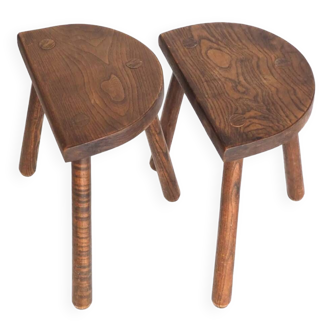 Pair of tripod stools