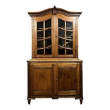 Dutch oak bookcase buffet in the 18th century style