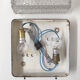 Vintage wall lamp ceiling lamp glass bubbles and metal 60s
