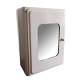 Metal medicine cabinet with mirror