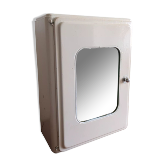 Armoire à pharmacie en métal avec miroir