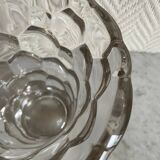 Glass vase signed Pierre d'Avesn honeycomb model