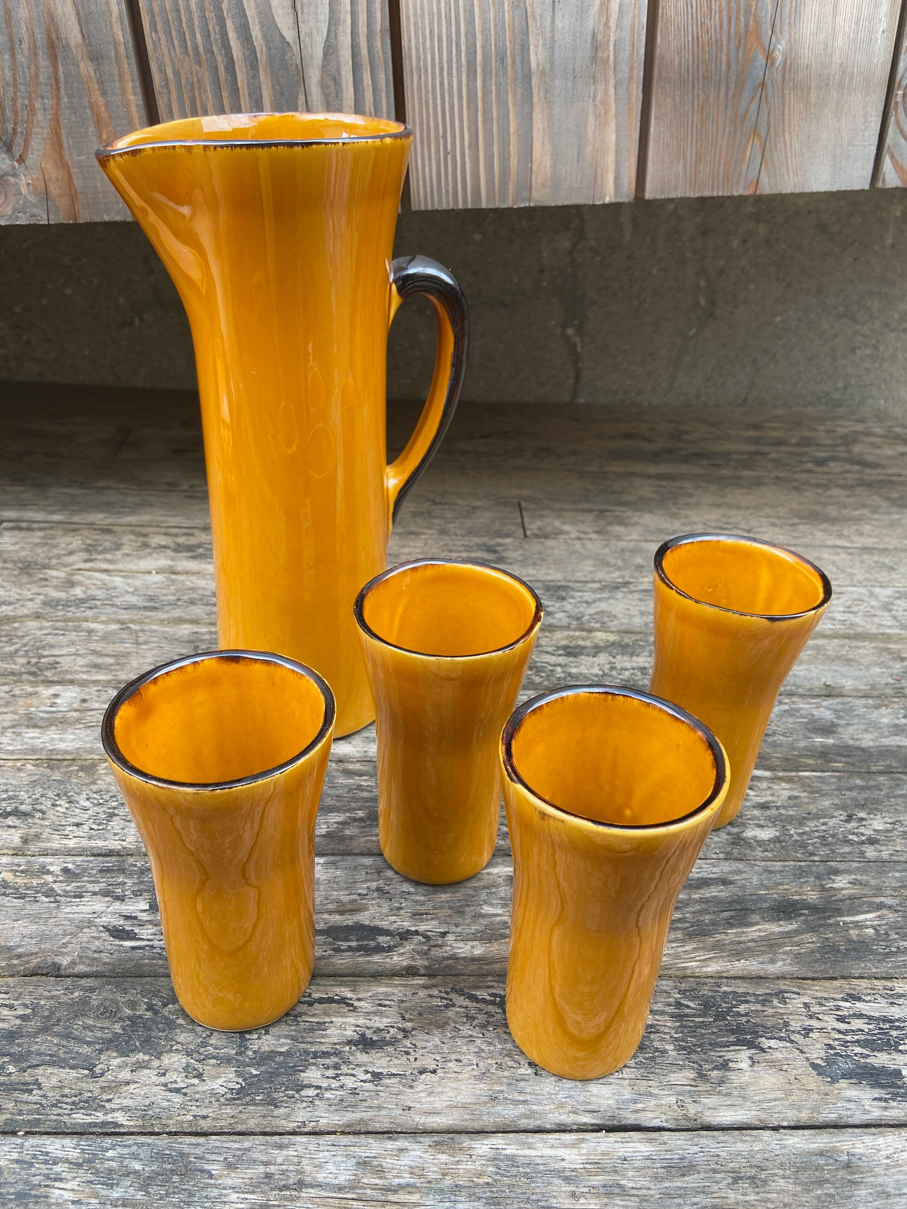 Ceramic orangeade service