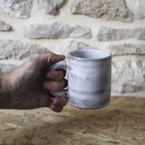Set of 4 ceramic mugs Grandjean-Jourdan Vallauris 70s