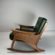 Mid-Century Modern Cane Rocking Chair, 1950s