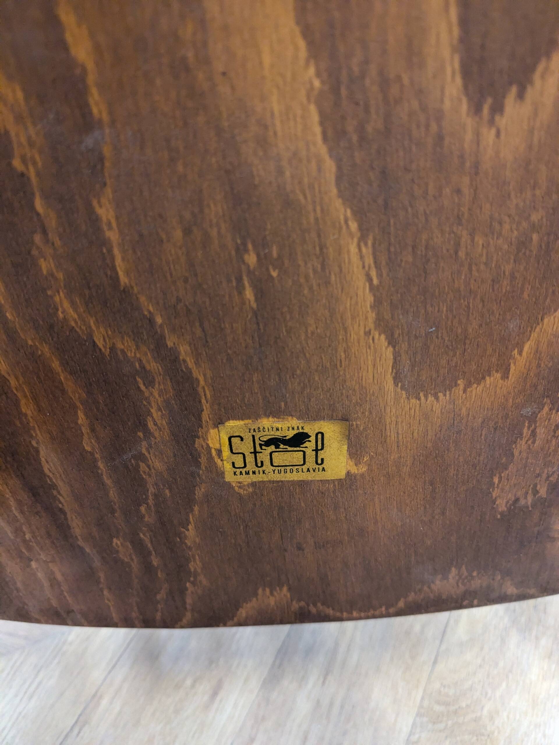 Fauteuil vintage en bois Stol Kamnik