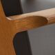 Hans Wegner GE 265 armchair  for Getama in Oak & Black Leather, Denmark