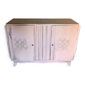 Pale pink art deco buffet