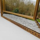 Mirror with glazing bead