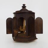 Old wooden cigar and cigarette cellar, carousel, snuff. 40s 50s