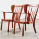 Paire de fauteuils Canada de Christian E. Hansen pour Fritz Hansen Danemark 1940