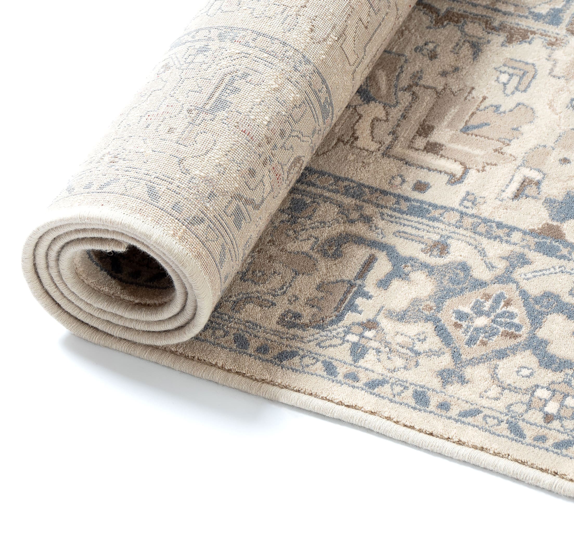 Tapis oriental 240x340 cm bleu ciel