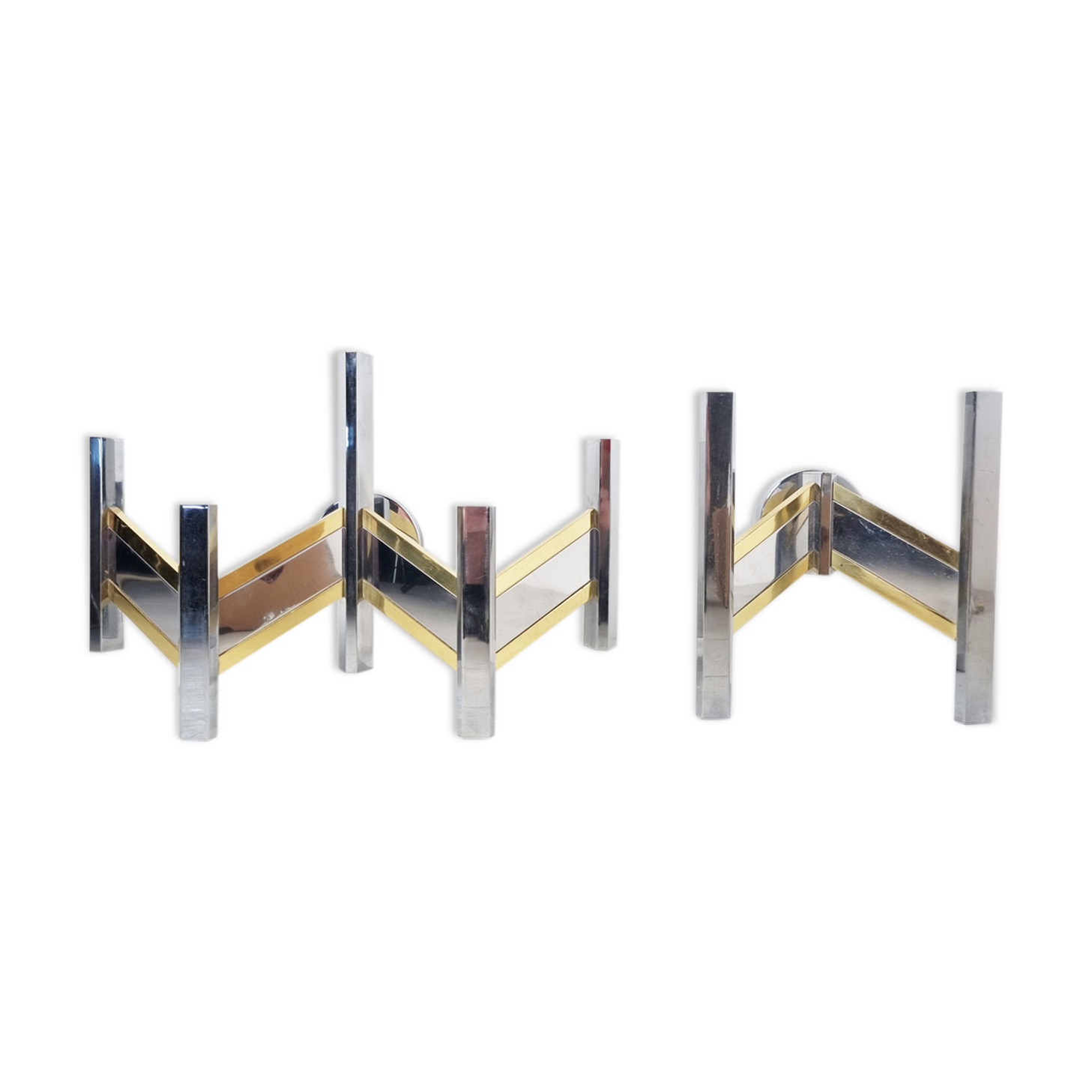 Pair of Sciolari wall lights, 1970s