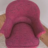 Pair of toad armchairs