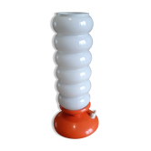 Lampe vintage opaline blanche