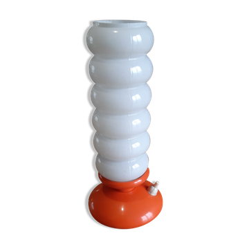Vintage opaline white lamp