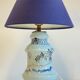 Vintage Blue Ceramic Lamp