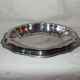 Lot de 2 plats ovales en inox