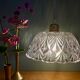 Vintage glass pendant light - tableware collection -