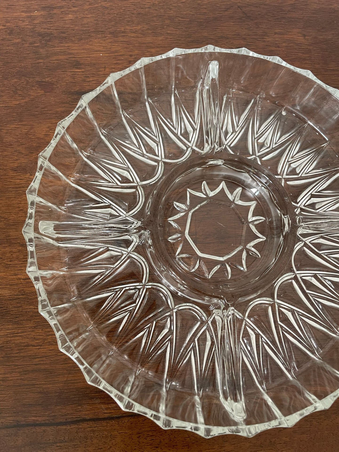 Glass dish made in France
