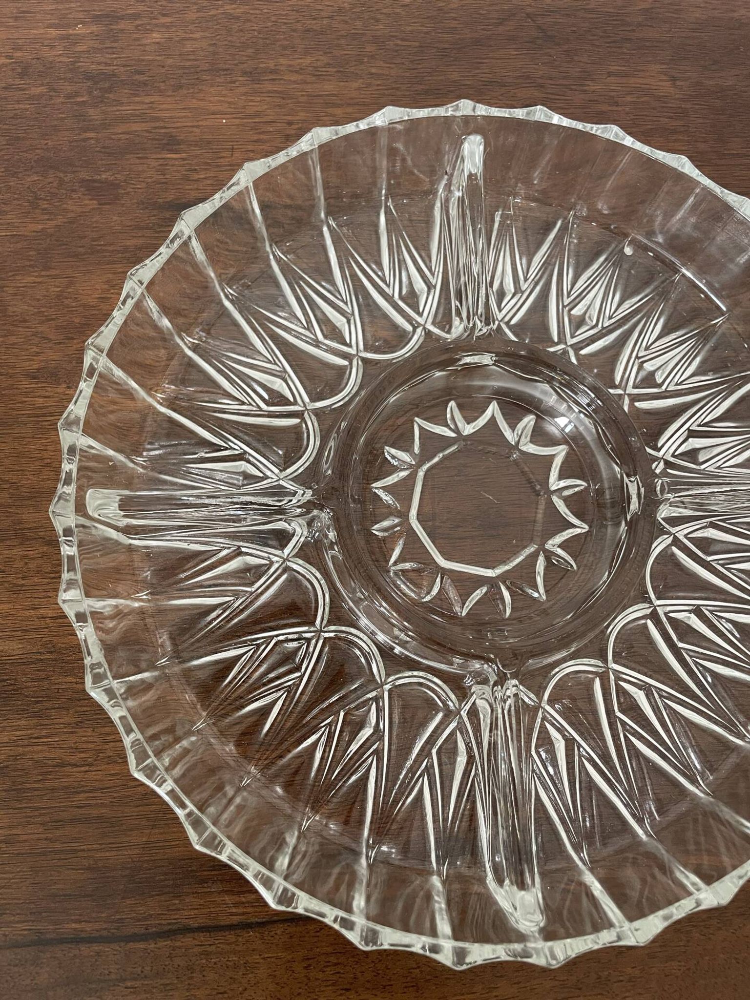 Glass dish made in France